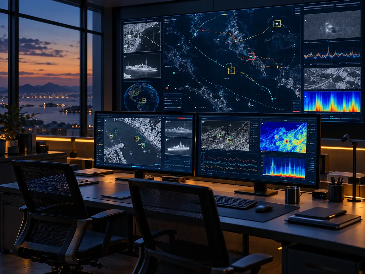 Engineering workstation used for sensor-data analysis and visualization